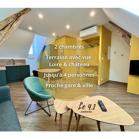 T3 Climatise Face Loire Et Chateau L'Appart Du 4-1 Amboise Exterior foto